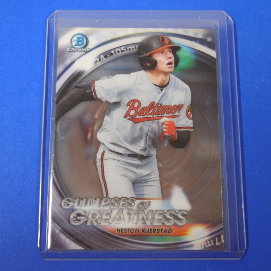 2020 BOWMAN CHROME HESTON KJERSTAD GLIMPSES OF GREATNESS