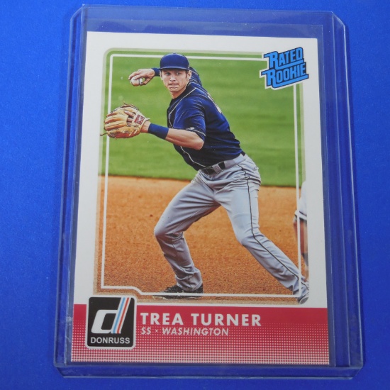 2016 DONRUSS TREA TURNER RATED ROOKIE CARD RETRO