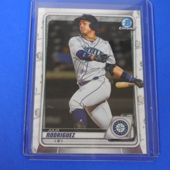 2020 BOWMAN CHROME JULIO RODRIGUEZ PROSPECT CARD