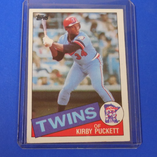 1985 TOPPS KIRBY PUCKETT ROOKIE CARD HOF