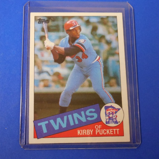 1985 TOPPS KIRBY PUCKETT ROOKIE CARD HOF