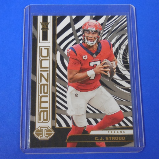 2023 PANINI ILLUSIONS C.J. STROUD AMAZING ROOKIE CARD TEXANS