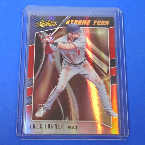 2021 ABSOLUTE TREA TURNER EXTREME TEAM HOLO #D 73/99