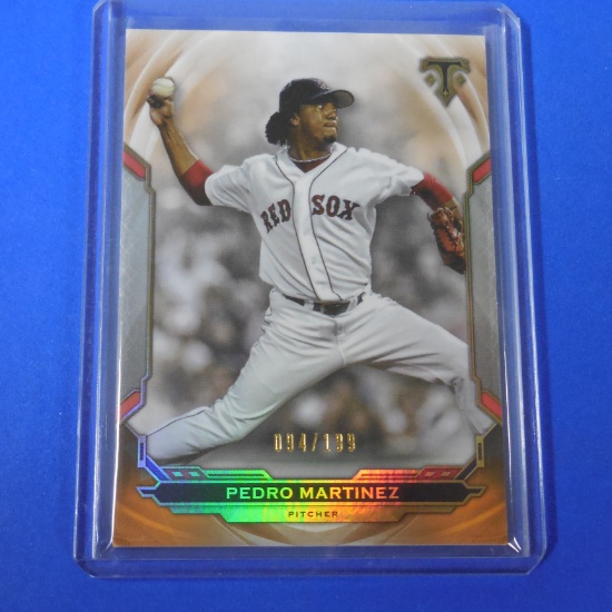 2019 TOPPS TRIPLE THREADS PEDRO MARTINEZ COPPER #D 094/199