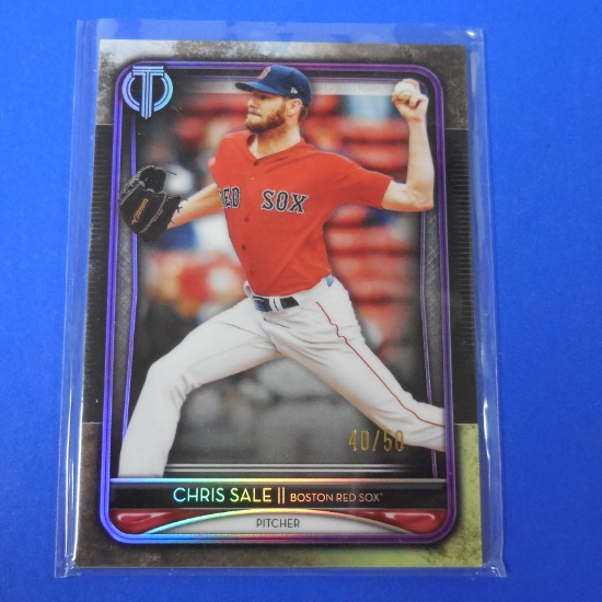 2019 TOPPS TRIBUTE CHRIS SALE GOLD #D 40/50
