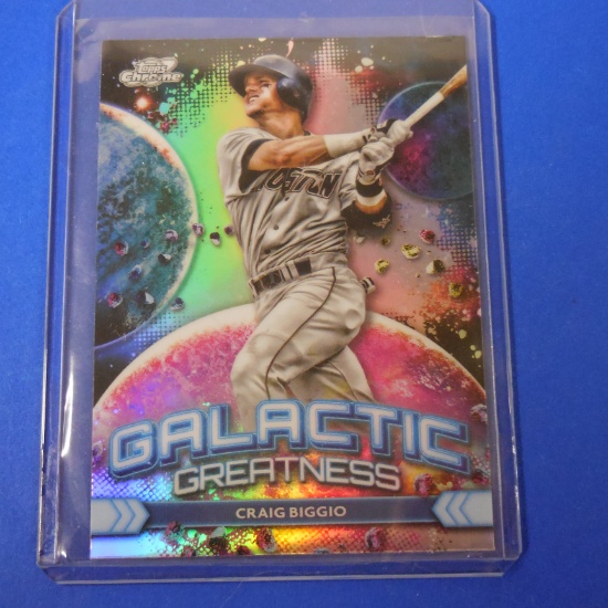 2024 TOPPS CHROME COSMIC CRAIG BIGGIO GALACTIC GREATNESS REFRACTOR