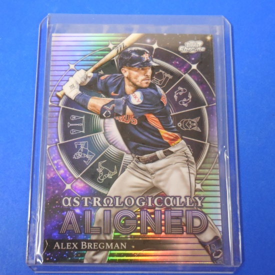 2024 TOPPS CHROME COSMIC ALEX BREGMAN ASTROLOGICALLY ALIGNED REFRACTOR