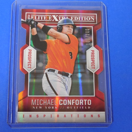 2014 ELITE MICHAEL CONFORTO DIE CUT ROOKIE CARD #D 169/200