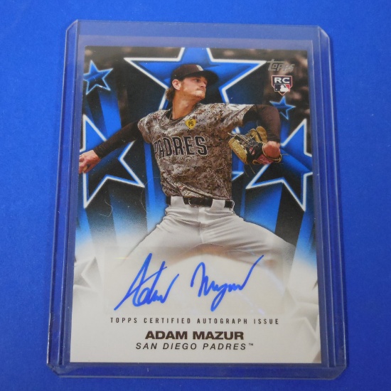 2025 TOPPS ADAM MAZUR AUTOGRAPHED ROOKIE CARD #D 061/150