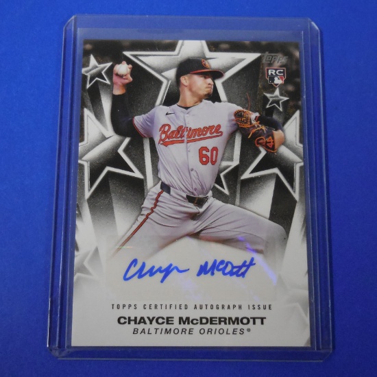 2025 TOPPS CHAYCE MCDERMOTT AUTOGRAPHED ROOKIE CARD