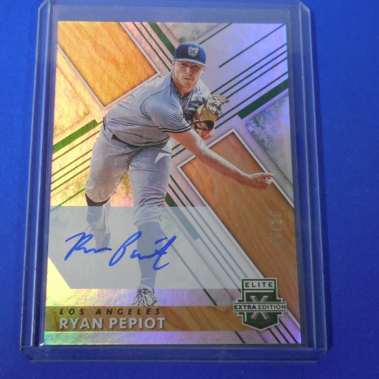 2019 PANINI ELITE RYAN PEPIOT AUTOGRAPHED ROOKIE CARD #D 25/25