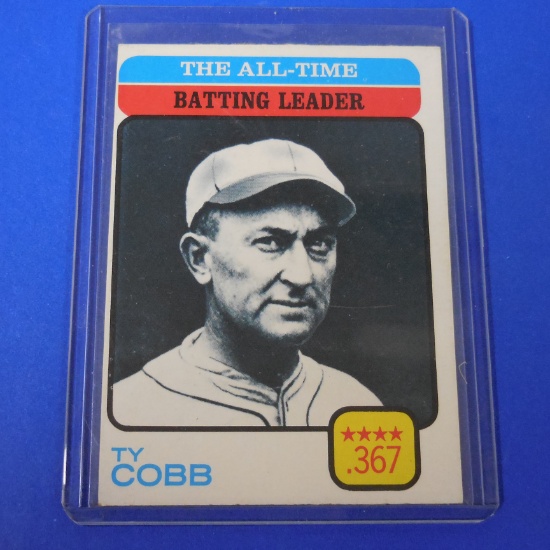 1973 TOPPS TY COBB ALL TIME LEADERS HITS