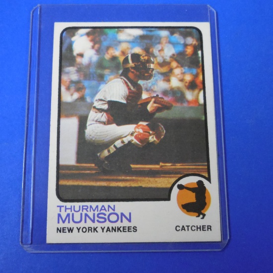 1973 TOPPS #142 THURMAN MUNSON YANKEES
