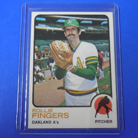 1973 TOPPS #84 ROLLIE FINGERS ATHLETICS