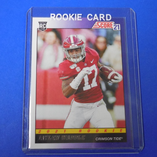2021 SCORE JAYLEN WADDLE ROOKIE CARD ALABAMA
