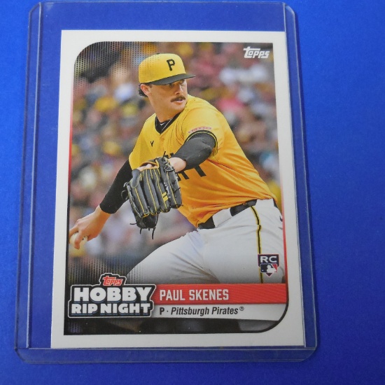 2024 TOPPS HOBBY NIGHT PAUL SKENES ROOKIE CARD PIRATES