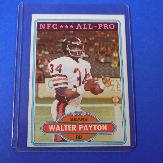 1980 TOPPS FOOTBALL WALTER PAYTON ALL PRO BEARS