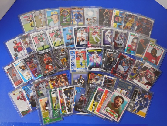 HUGE SPORTS CARD COLLECTION LOT BASEBALL BASKETBALL FOOTBALL STARS ROOKIES MORE