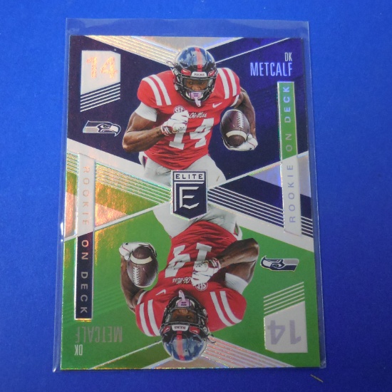 2019 DONRUSS ELITE DK METCALF ROOKIE CARD HOLO