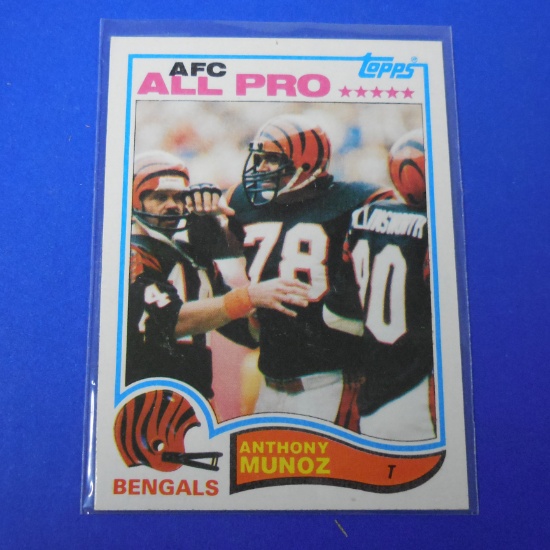 1982 TOPPS ANTHONY MUNOZ ROOKIE CARD BENGALS HOF