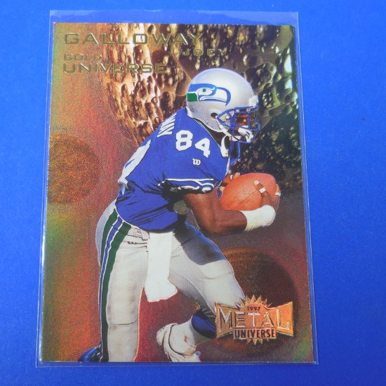 1997 SKYBOX METAL UNIVERSE JOEY GALLOWAY GOLDEN UNIVERSE HOLO RARE INSERT