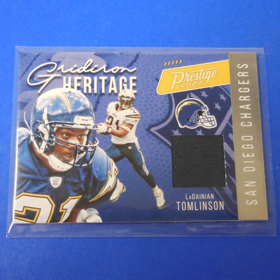 2020 PANINI ABSOLUTE LADAINIAN TOMLINSON JERSEY CARD CHARGERS