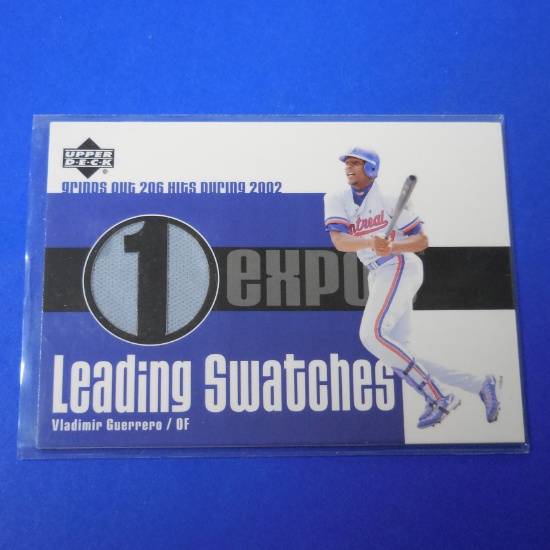 2003 UPPER DECK VLADIMIR GUERRERO GAME USED JERSEY CARD EXPOS