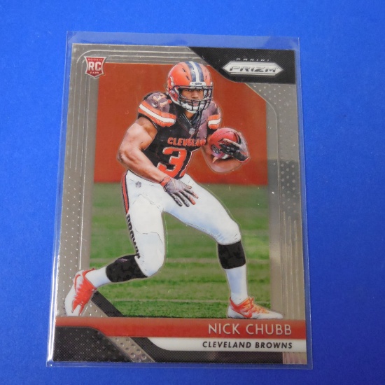 2018 PANINI PRIZM NICK CHUBB ROOKIE CARD BROWNS