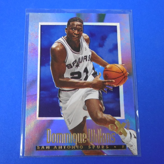1996-97 SKYBOX E-X2000 DOMINIQUE WILKINS HOLOFOIL SPURS