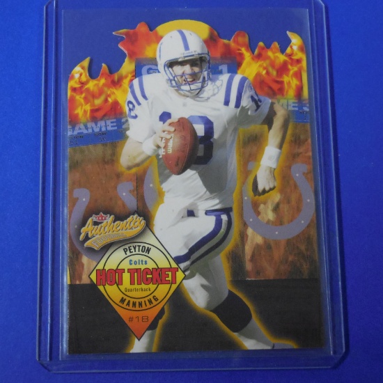 2004 FLEER AUTHENTIX PEYTON MANNING HOT TICKET DIE CUT SP COLTS