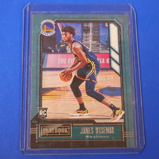 2020-21 PANINI PLAYBOOK JAMES WISEMAN ROOKIE CARD WARRIORS