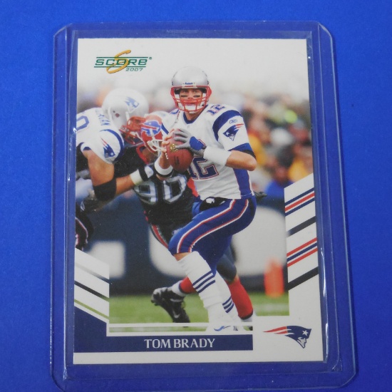 2007 SCORE FOOTBALL TOM BRADY PATRIOTS