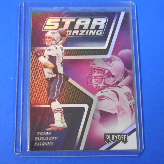 2019 PLAYOFF TOM BRADY STAR GAZING HOLO PATRIOTS