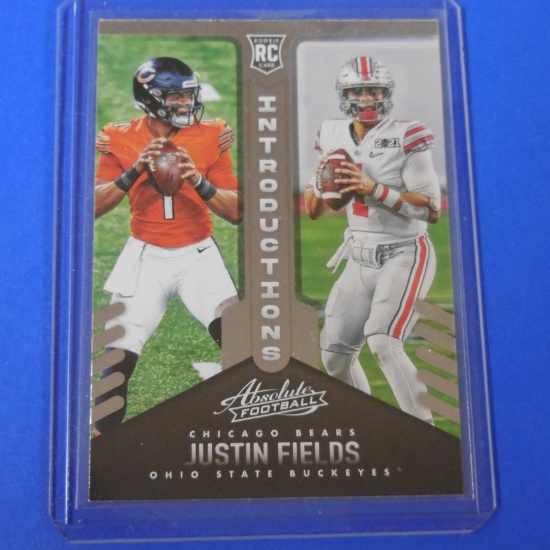 2021 PANINI ABSOLUTE JUSTIN FIELDS INTRODUCTIONS ROOKIE CARD