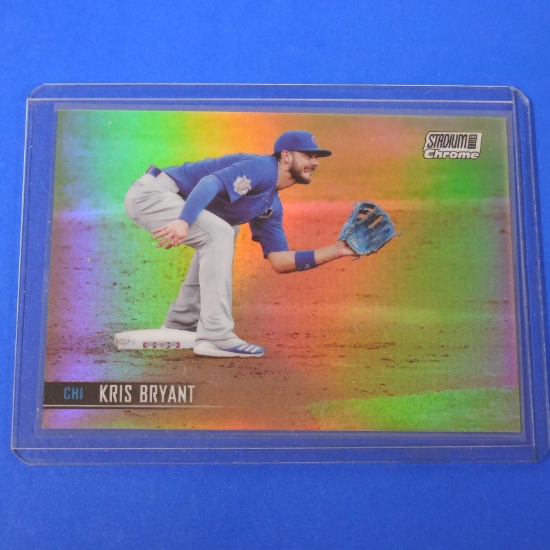 2021 TOPPS STADIUM CLUB CHROME KRIS BRYANT REFRACTOR CUBS