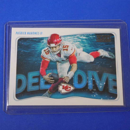 2020 PANINI SCORE PATRICK MAHOMES DEEP DIVE CHIEFS