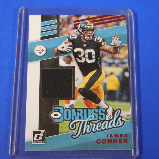 2019 DONRUSS JAMES CONNER THREADS JERSEY CARD STEELERS