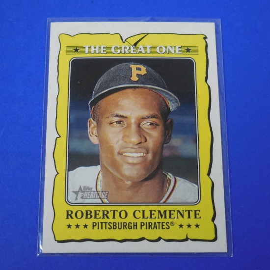 2021 TOPPS HERITAGE ROBERTO CLEMENTE THE GREAT ONE PIRATES