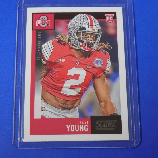 2020 SCORE CHASE YOUNG ROOKIE CARD OHIO STATE