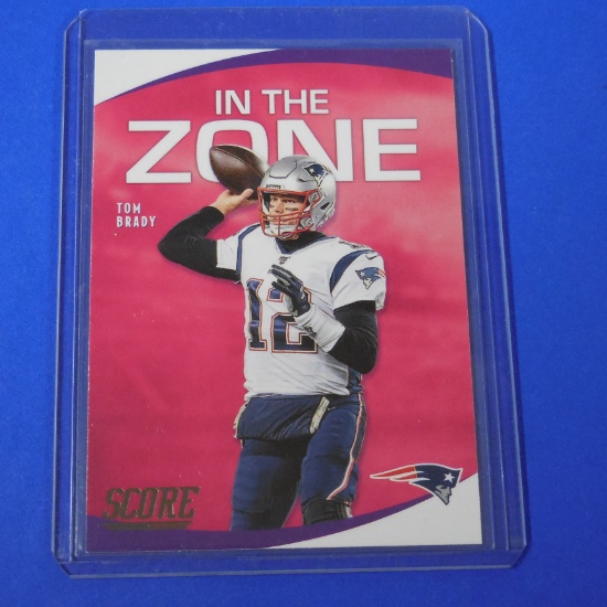 2020 PANINI SCORE TOM BRADY IN THE ZONE NEW ENGLAND PATRIOTS