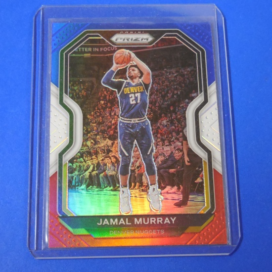 2020-21 PANINI PRIZM JAMAL MURRAY RED WHITE BLUE PRIZM NUGGETS