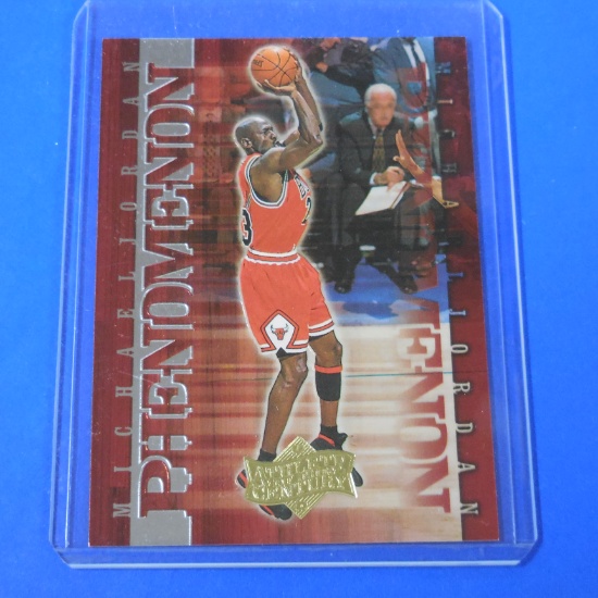 1999 UPPER DECK ATHLETE OF THE CENTURY MICHAEL JORDAN PHENOMENON GOLD