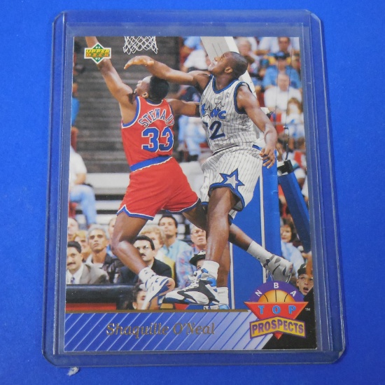 1992-93 UPPER DECK SHAQUILLE O'NEAL TOP PROSPECT ROOKIE CARD