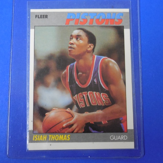 1987-88 FLEER BASKETBALL #106 ISIAH THOMAS DETROIT PISTONS