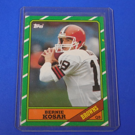 1986 TOPPS FOOTBALL BERNIE KOSAR ROOKIE CARD BROWNS