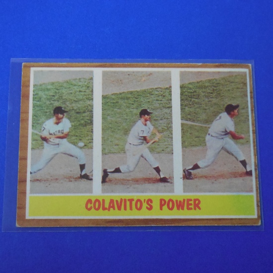 1962 TOPPS ROCKY CALOVITOS POWER DETROIT TIGERS
