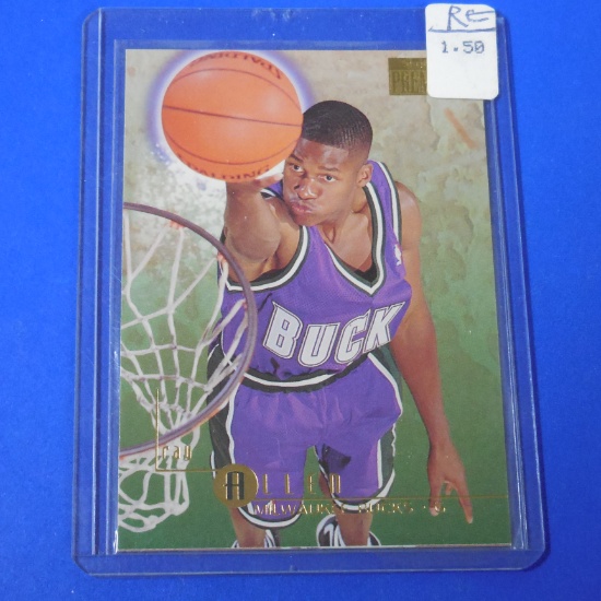 1996-97 SKYBOX PREMIUM RAY ALLEN ROOKIE CARD HOF