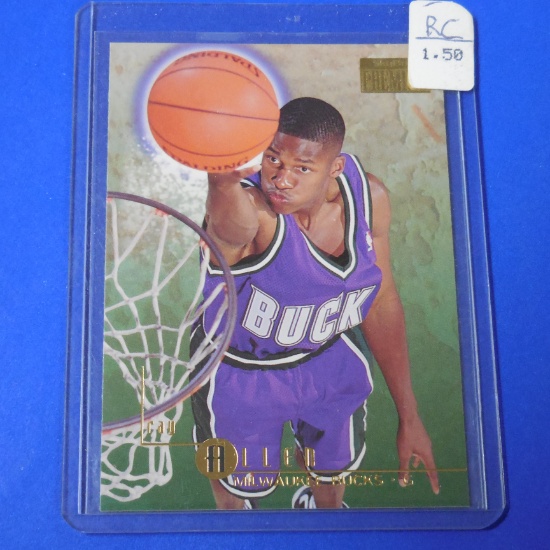 1996-97 SKYBOX PREMIUM RAY ALLEN ROOKIE CARD HOF