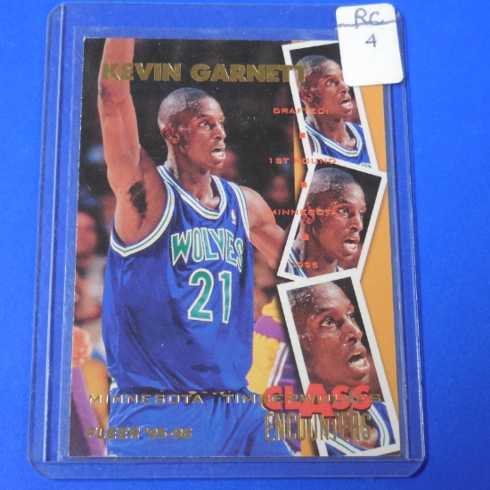 1995-96 FLEER KEVIN GARNETT ROOKIE CARD HOF