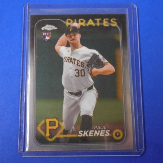 2024 TOPPS CHROME PAUL SKENES ROOKIE CARD RC PIRATES
